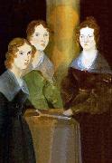 Branwell Bronte, A painting of the three Bronta sisters
